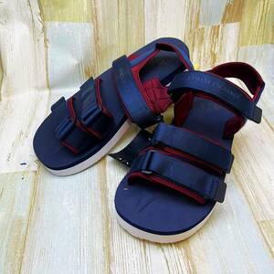  new goods *ARMANI EXCHANGE Armani Exchange sport sandals strap * size 10 navy blue color red navy L~XL approximately 28cm 44