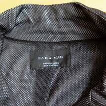 ZARA MAN（ザラ　メン）　ジャンパー　裏メッシュ　黒_画像4