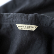 新品同様 2021ss ARTS&SCIENCE Relax shirt OOP アーツ&サイエンス オーバーサイズシャツ ユニセックス メンズ Tシャツ_画像3