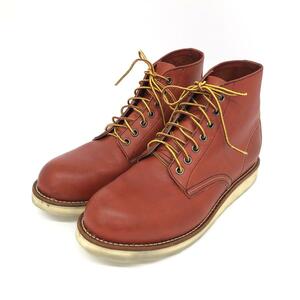 美品◆G.T.HAWKINS ホーキンス ワークブーツ 26.0◆HL40011 ブラウン レザー メンズ 靴 シューズ boots ワークブーツ