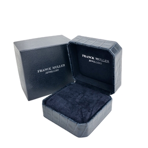 *Franck Muller Franck Muller jewelry case empty box * navy black ko type pushed unisex case case 