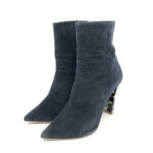 ◆DIANA ダイアナ ショートブーツ 23.0◆ ネイビー スエード レディース 靴 シューズ ブーティー boots