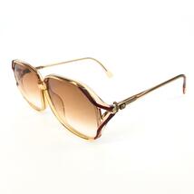 ◆Chic Mode シックモード ヴィンテージ サングラス◆ ブラウン グラデーション レディース メガネ 眼鏡 サングラス sunglasses 服飾小物_画像1