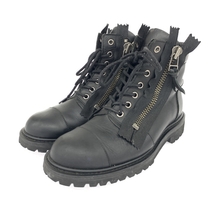 美品◆G.T.HAWKINS ホーキンス エンジニアブーツ 24.5◆ ブラック レースアップ レディース 靴 シューズ ブーティー boots_画像1