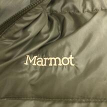 ◆Marmot マーモット ダウンベスト サイズL◆MJD-8146 カーキ メンズ アウター ロゴ刺繍_画像5