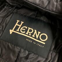 良好◆HERNO ヘルノ カシミヤコート サイズ56◆ ネイビー カシミヤ ダウン メンズ アウター_画像6