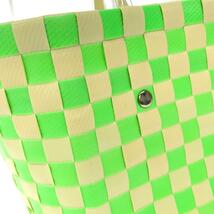 ◆MARNI マルニ ハンドバッグ◆ グリーン ピクニックバッグ/フラワーカフェ レディース bag 鞄_画像7
