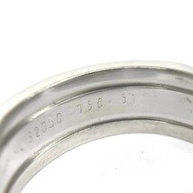 美品◆Cartier カルティエ C2リング スモール ◆ シルバーカラー K18WG レディース 総重量:7.7g 指輪 ring jewelry ジュエリー_画像8