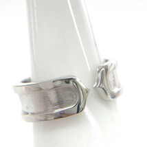 美品◆Cartier カルティエ C2リング スモール リング 50◆ シルバーカラー K18WG レディース 総重量:7.0g 指輪 ring jewelry ジュエリー_画像3