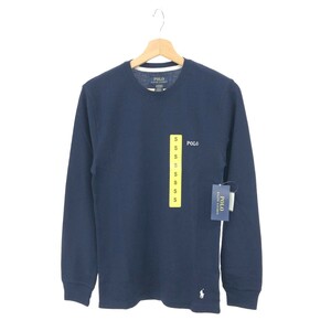 未使用品◆POLO RALPH LAUREN ポロラルフローレン 長袖カットソー Sサイズ◆ ネイビー コットン混 メンズ ロゴ刺繍 ワッフル トップス 7