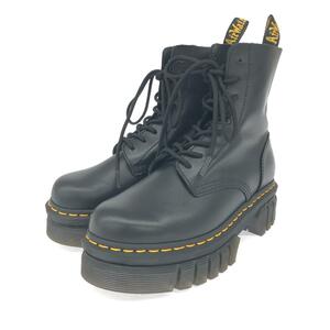 美品◆Dr.Martens ドクターマーチン オードリック 8アイ ブーツ UK5◆ ブラック レザー レディース 靴 シューズ ブーティー boots