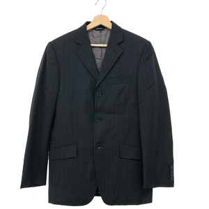 *DOLCE&GABBANA Dolce & Gabbana 3B tailored jacket 44* черный мужской внешний полоса 