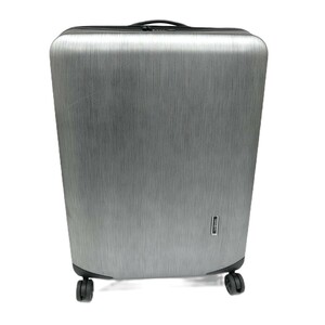  excellent *Samsonite Samsonite spinner 75 suitcase * silver color TSA lock unisex Carry case bag travel bag travel