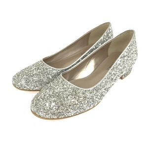  as good as new *ANTEPRIMA Anteprima g Ritter pumps 24 1/2* silver color g Ritter lady's shoes shoes shoes