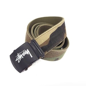 ◆STUSSY ステューシー ベルト ◆ ブラック キャンバス ガチャ メンズ ヴィンテージ 服飾小物