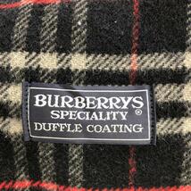 ◆Burberry's バーバリーズ ダッフルコート ◆ ネイビー ウール メンズ アウター イングランド製 ノバチェック_画像6