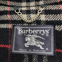 ◆Burberry's バーバリーズ ダッフルコート ◆ ネイビー ウール メンズ アウター イングランド製 ノバチェック_画像5