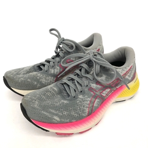 ◆Asics アシックス スニーカー US7◆1012A714 グレー/ピンク レディース 靴 シューズ sneakers ゲルカヤノ