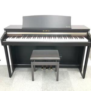 良好◆KAWAI カワイ デジタルピア Concert Artist 88鍵盤 電子ピアノ キーボード◆ CA48R ブラック 楽器 椅子付 2019年製