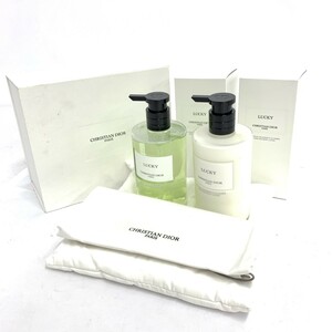 未使用品◆Christian Dior メゾン クリスチャンディオール ローション＆ソープ ラッキー ハンド＆ボディ用 ◆箱・クッション付