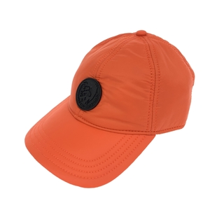良好◆DIESEL ディーゼル キャップ ◆ オレンジ ナイロン メンズ 帽子 ハット hat 服飾小物