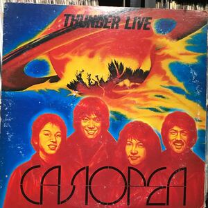 Casiopea / Thuder Live 日本盤LP