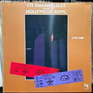 V.A. / CTI Summer Jazz at the Hollywood Bowl Live One 日本盤LP