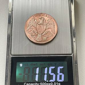 アメリカ 硬貨 古銭 ジョージ・ワシントン 1791年 イーグル リバティ セント 記念幣 コイン 重11.56gの画像5