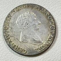 ノルウェー 硬貨 古銭 チャールズ3世ジョン 1830年 カール14世 スウェーデン ゴート族 クラウン ライオン ハンマー コイン 重4.85g 銀貨_画像2