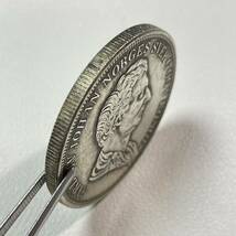 ノルウェー 硬貨 古銭 チャールズ 3 世ジョン 1844年 ノルウェーのライオン ゴート族 クラウン コイン 重26.10g_画像4