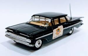 50 period britain Corgi Chevrolet * Impala patrol car STATE PATROL Police car 