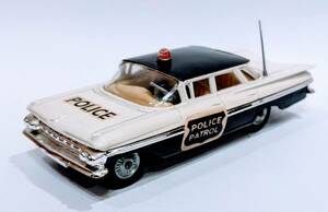 60年代　英コーギー　シボレー・インパラ　ポリスカー　POLICE PATROL　パトロールカー