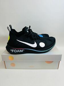 28cm NIKE × OFF-WHITE ナイキ オフホワイト ZOOM FLY MERCURIAL FLYKNIT ズーム フライ スニーカー