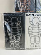 新品未使用 5色セット KAWS WHAT PARTY MEDICOM TOY カウズ メディコムトイ　BE@RBRICK　ベアブリック　FULL SET_画像5