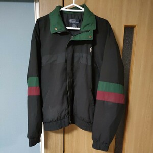 USA製　90s ポロラルフローレン　POLO ナイロンジャケット　L RRL 80s ネイティブ　ブルゾン ブラック　アメリカ製