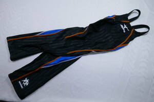  beautiful goods sport Club Rene sun s Mizuno MIZUNO.. swimsuit size M black shadow stripe swimming 