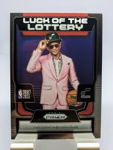 【1円スタート】Taylor Hendricks - 2023 Panini Prizm Luck of the Lottery Silver / Utah Jazz テイラー・ヘンドリックス