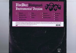 フランス盤 2LP Five Deez / Kinkynasti (Instrumental Version) !K7151 LPI