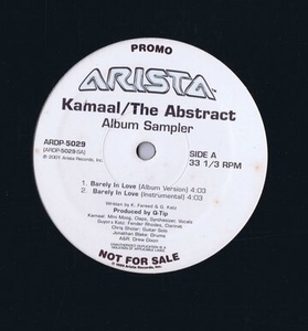 盤質新品同様 US盤 12inch Kamaal Fareed / The Abstract (Album Sampler) / Q-Tip Tribe Called Quest ARDP-5029