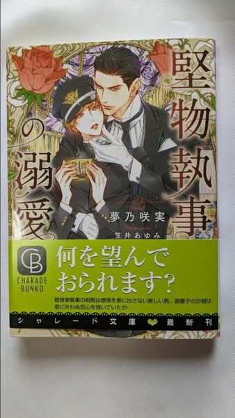 小説 BL 堅物執事の溺愛　夢乃咲実　笠井あゆみ　シャレード文庫