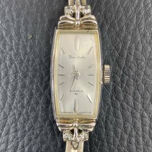 1円スタート！Fine SEIKO 腕時計 セイコー 1520-7070 23jewels 手巻き 稼動 アンティーク 