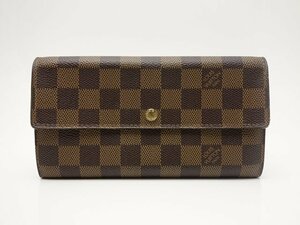 Louis Vuitton　ルイヴィトン ダミエ ポルトフォイユ・サラ　N61726 旧型　財布　小物　中古　送料無料【質屋出品】