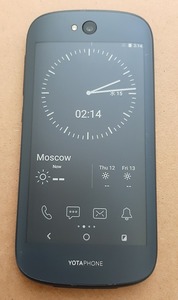 訳あり Yotaphone2 YD201 ブラック 32GB SIMフリー　初期化済み Yota hone