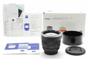 [A- Mint] Carl Zeiss Planar 85mm f/1.4 T* ZF.2 Lens Nikon w/Box From JAPAN 8860