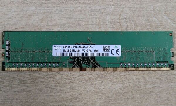 SK hynix デスクトップ用 DDR4 8GB メモリー PC4-2666V DDR4-2666