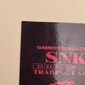 SNK トレーディングカード ロバートガルシア ROBERT GARCIA ゲーメストコレクション GAMEST 新声社 天獅子悦也の画像7
