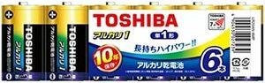 まとめパック アルカリ1 液漏れ防止構造 使用推奨期限10年 1.5V LR20AN 6本入 単1形 アルカリ乾電池 ANシリーズ