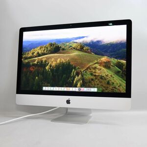 1円スタート Apple iMac (Retina 5K, 27インチ, 2019) (Core i5-8500/メモリ32GB/SSD28GB+HDD1TB(Fusion Drive)/macOS 14)