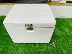 【中古】JMS社製 リアボックス スーパーカブ リトルカブ 鍵付 