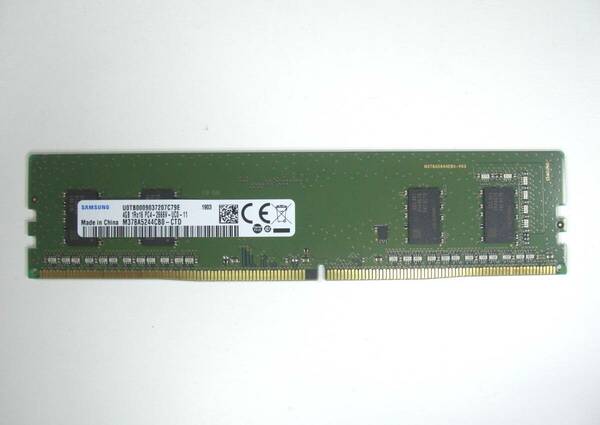 【即決・送料無料】SAMSUNG DDR4 4GB 1Rx16 PC4-2666V-UCO-11 288Pin SDRAM DIMM デスクトップ用 メモリ ④